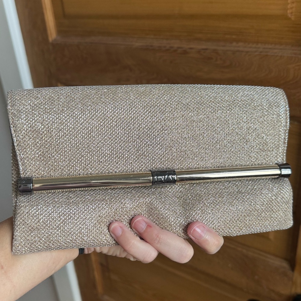 DVF 440 Rose Gold Envelope Clutch